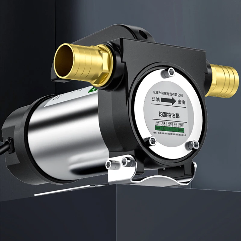 12V/24V/220V forward and reverse electric pumping pump 50L/min self-priming pump DC diesel fuel dispenser 580W Liquid Transfer Pump