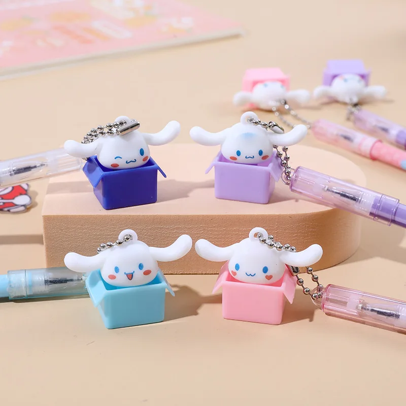 Cute Cartoon Novelty Creative Student Gel Pens Dog Pendant Neutral Pen Stationery Signature Office Kawaii Office School Supplies
