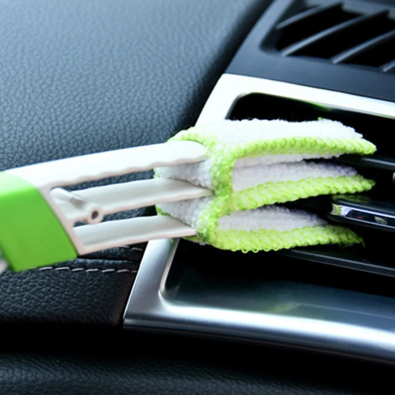 Auto Air Conditioning Outlet Cleaning Brush Dashboard Dust Brush Interior Cleaning Keyboard Blind brush Car accessories