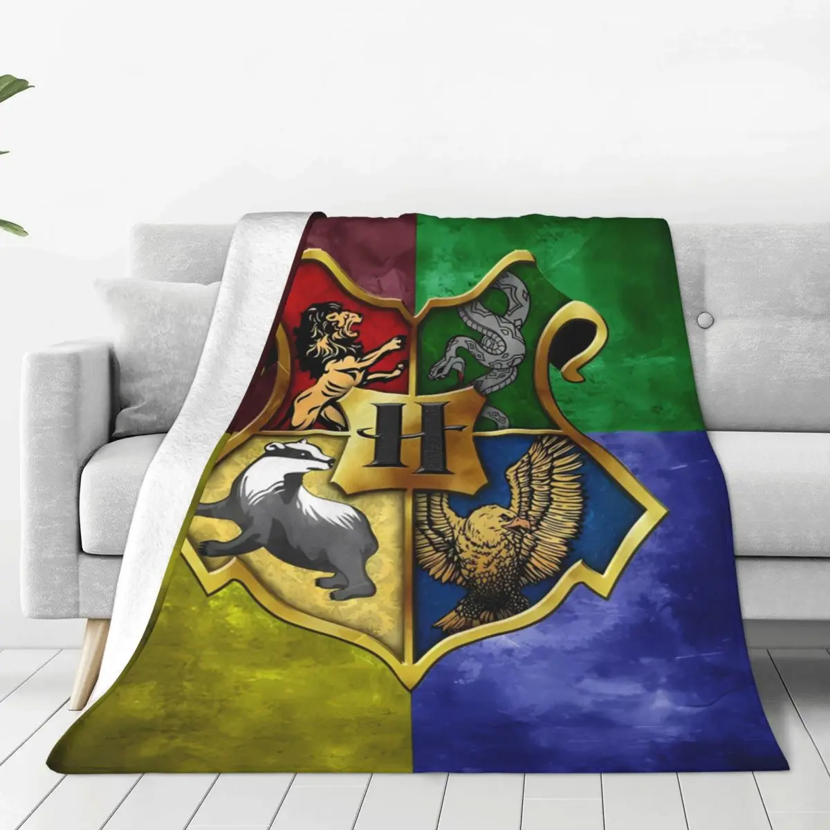 Warm Blanket Travel Harrys Potters Throw Blanket Flannel Bedspread For Couch Bed Fashion Sofa Bed Cover