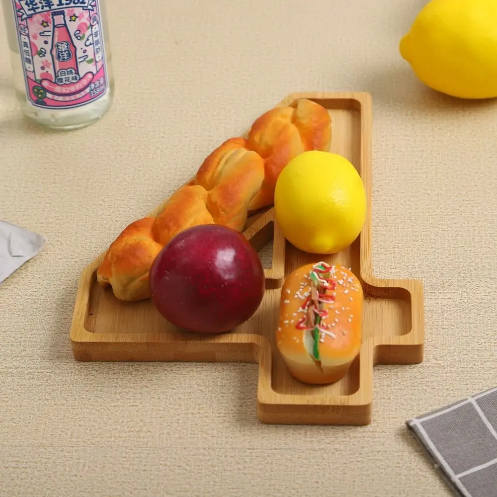 Large Wooden Number Charcuterie Board Fillable Practical Wood Number Serving Tray Decorative Number Food Tray Baby Birthday 3