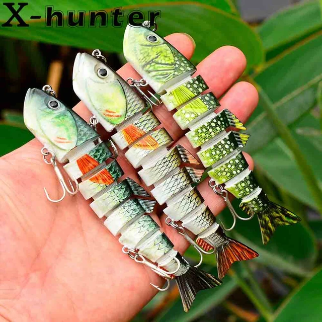 Señuelos de Pesca multiarticulados, 10CM, 22G, hundimiento, 8