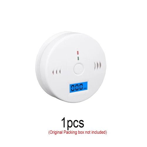 Wofea LCD CO 센서, 독립 일산화탄소 중독 경고 경보 감지기, 85dB 사이렌 사운드 내장 7