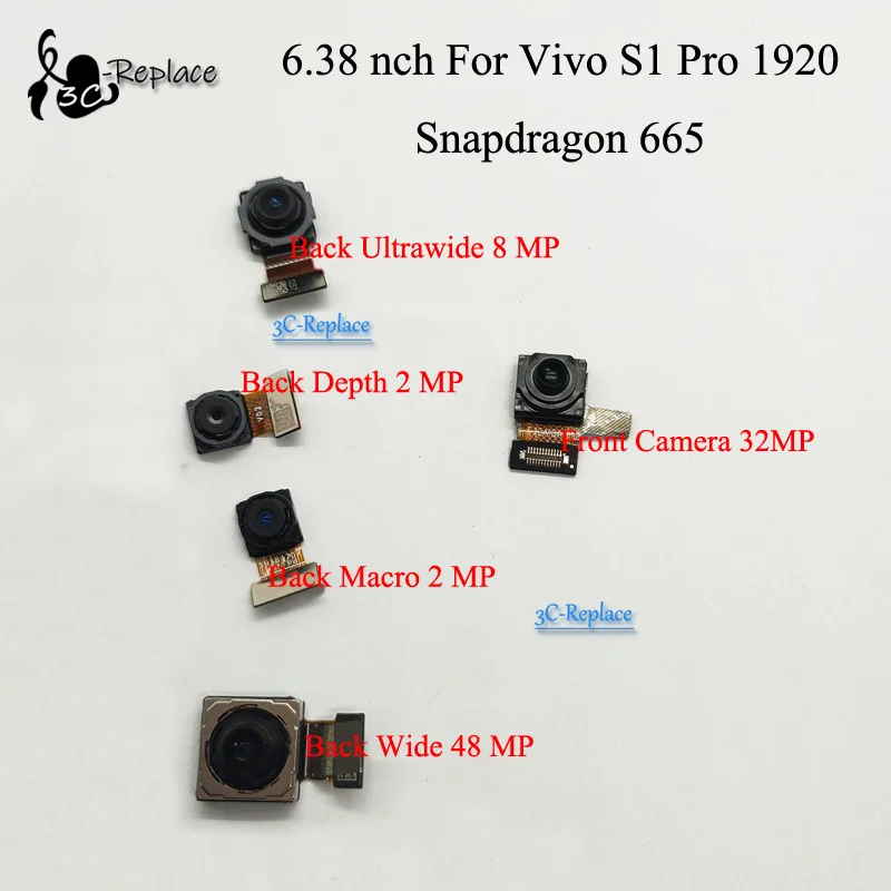 Inch For Vivo S1 Pro 1920 Snapdragon 665 Back Main Rear Big