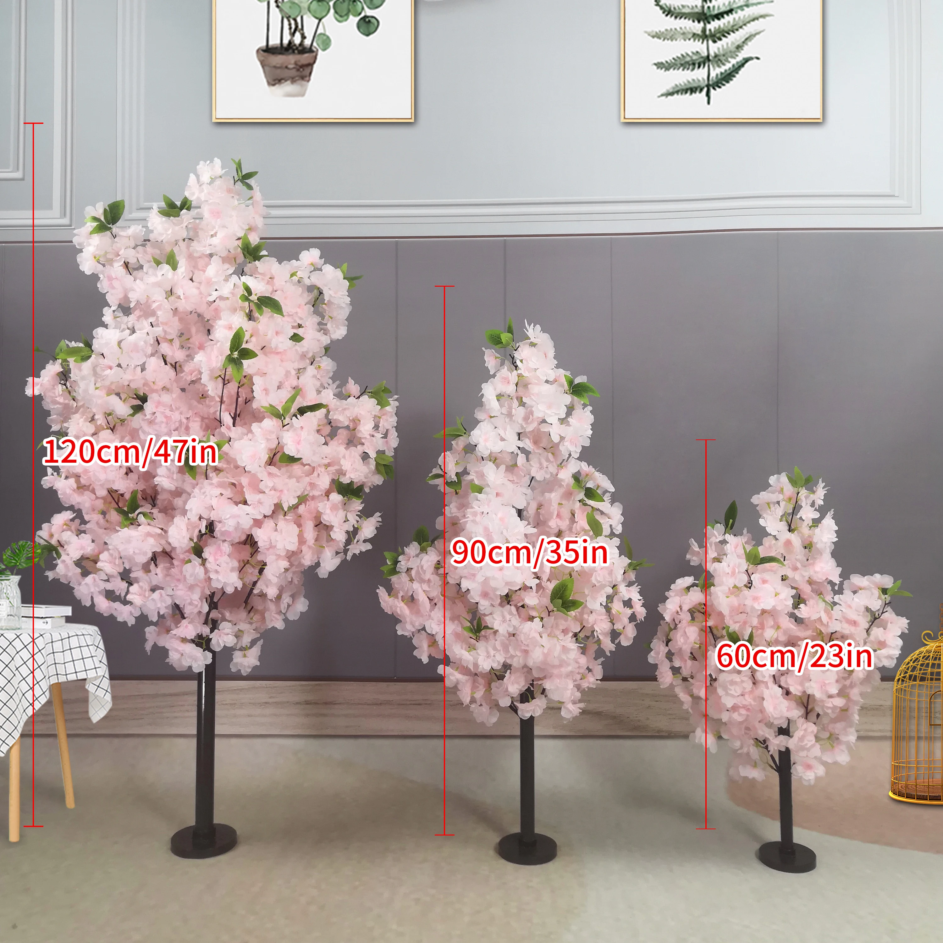 Albero Di Ciliegio Artificiale 1,5m - Fiori Rosa In Seta, Decorazione Per Casa, Feste E Matrimoni - Foto 7