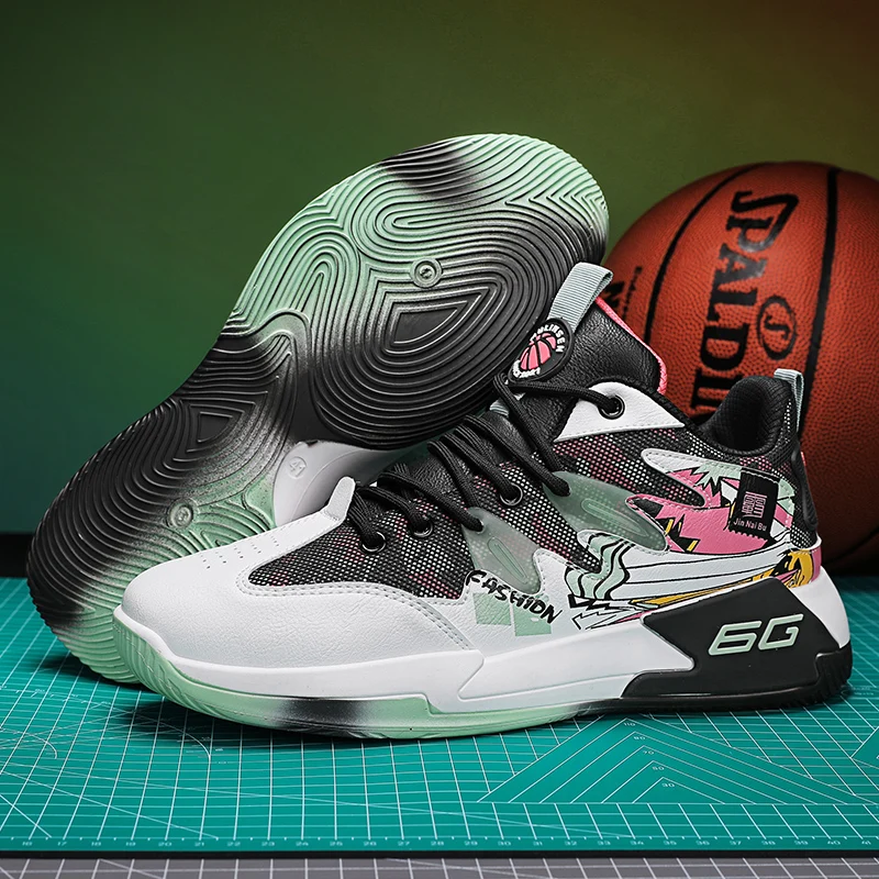 

Brand professional men's basketball shoes basketball sneakers non-slip high-top breathable men's basketball shoes