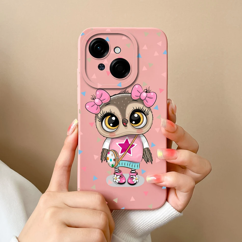 Tecno Fashion Phone Case - Soft Liquid Silicone Anti-Drop Housing