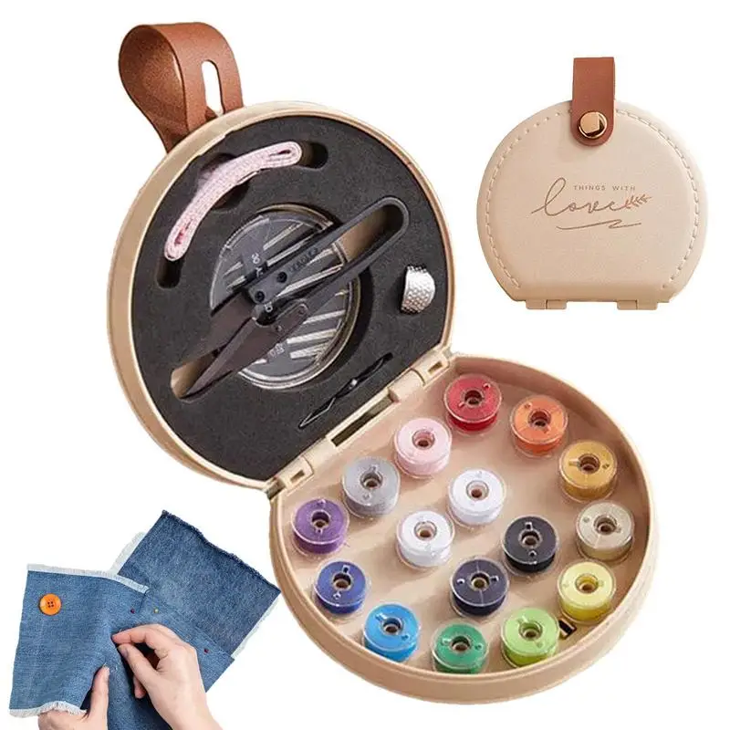 Button Sewing Kit Portable Sewing Set Portable Sewing Tool Kits Sewing