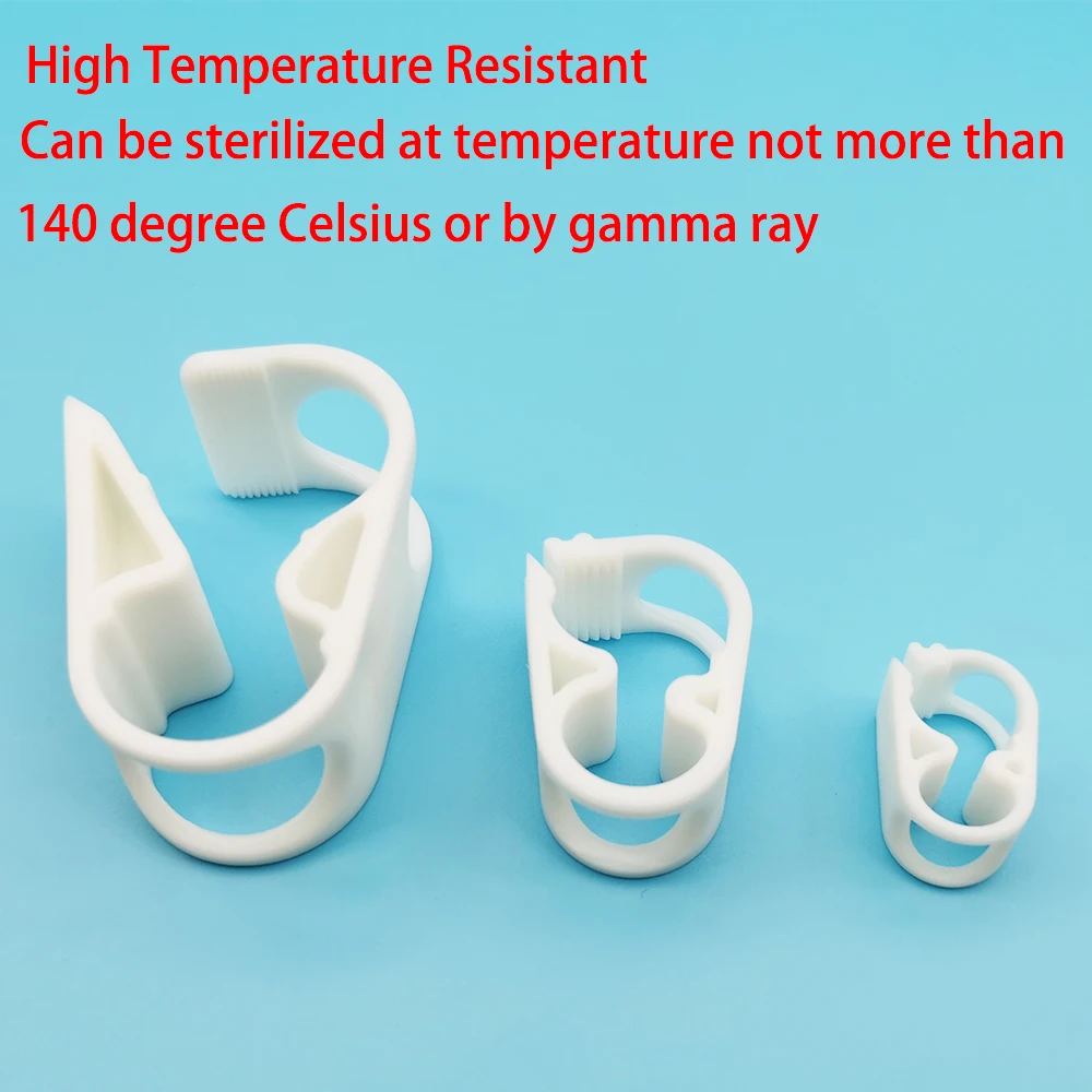 Plastic Tubing Clamps Adjustable Tube Clamp 0.236-0.472 Inch Tube Laboratory Pinch Valve Flow Control Hose Clamp 50pc Pack 