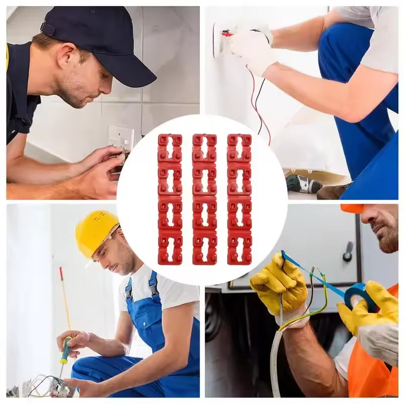 Enhanced Red Electrical Box Outlet Spacers for Secure Plug and Switch Installation