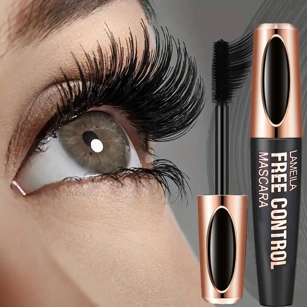 1pc 8d Silk Fiber Eyelash Mascara Waterproof Thick Lengthening MascaraCurling Long Black Extension_voghion.com