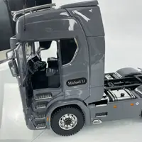 6x6 1/14 770S RC Tractor Truck Remote Control Car Painted Finished CNC Differential Lock Axles Sound Light Vehicle Toy Model 2