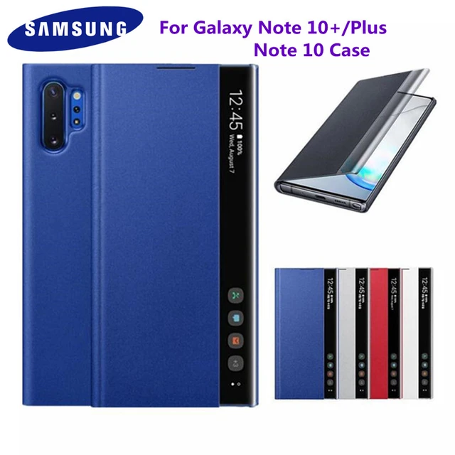 Samsung Galaxy Note 10 Plus Flip Case Original - Samsung Original Smart Flip  Cover - Aliexpress