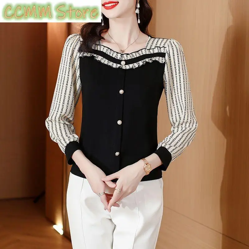 Модные женские рубашки с квадратным