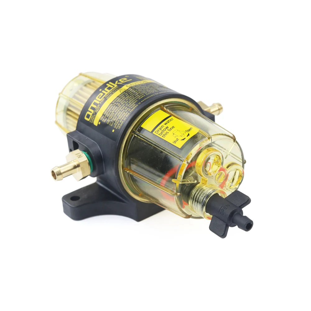 UF-10K Fuel Filter Element Water Separator Assembly With 2PCS/4PCS Extra Filter Element For Outboard Motorboat Engine