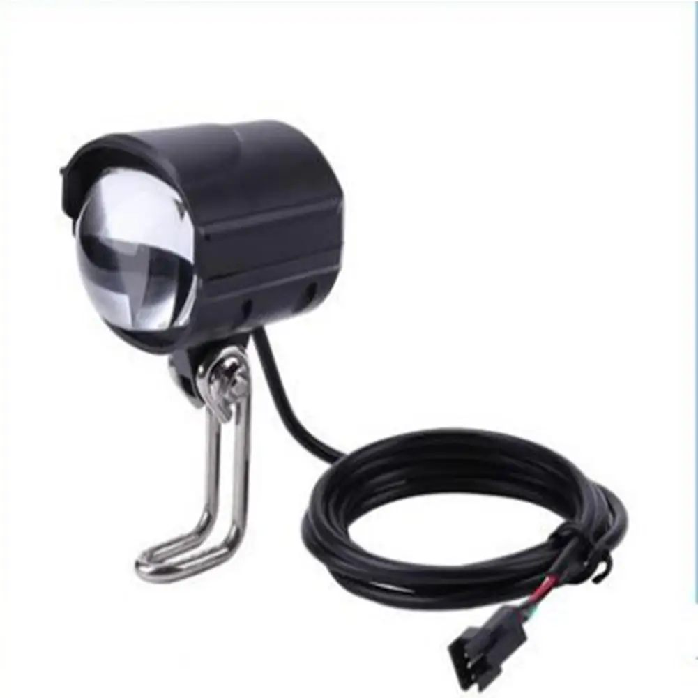 Electric Bicycle Light 2-in-1 Led Headlight Scooter Waterproof Front Light With Horn Accessories