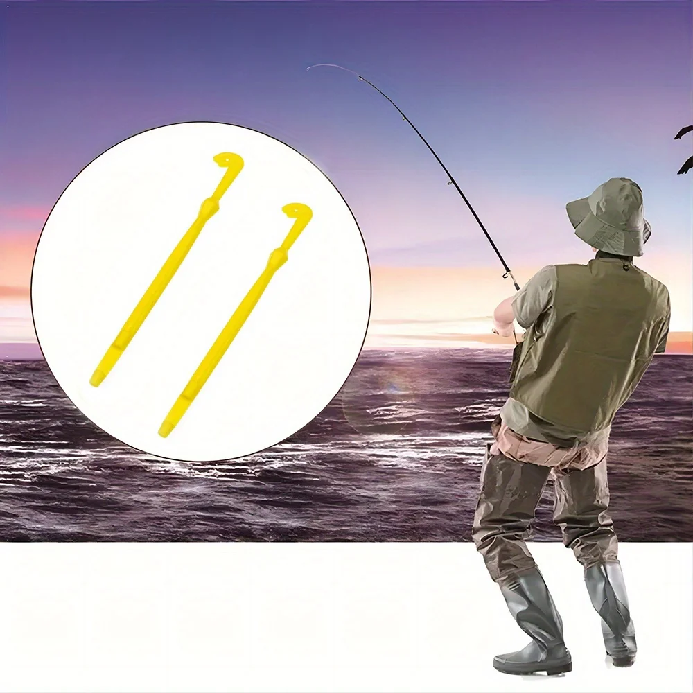 2PCS Hook Picker Knotter Deep Throat Blind Poke Hook Picker Unhooker Fishing Line Knotter Fishing Tackle Fishing Accessories