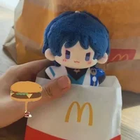 2024 New Genshin Impact 10cm Wanderer Scaramouche Kunikuzushi Anime Plush 10CM Cute Pendant Knapsack Keychain Xmas Gift 1