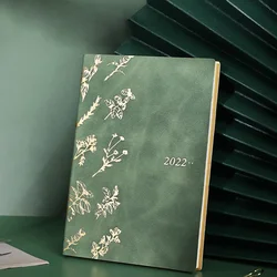 Bloc notes de poche A7 pour Journal intime, carnet de croquis hebdomadaire, calendrier de bureau, carnet de notes, 2022 