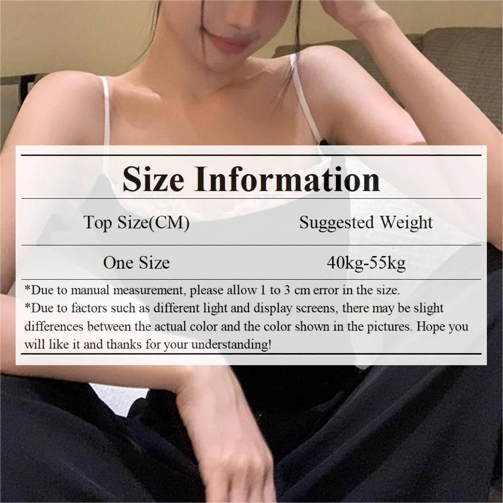 Polyester Lace Camisole Slim Fit Women Summer Top