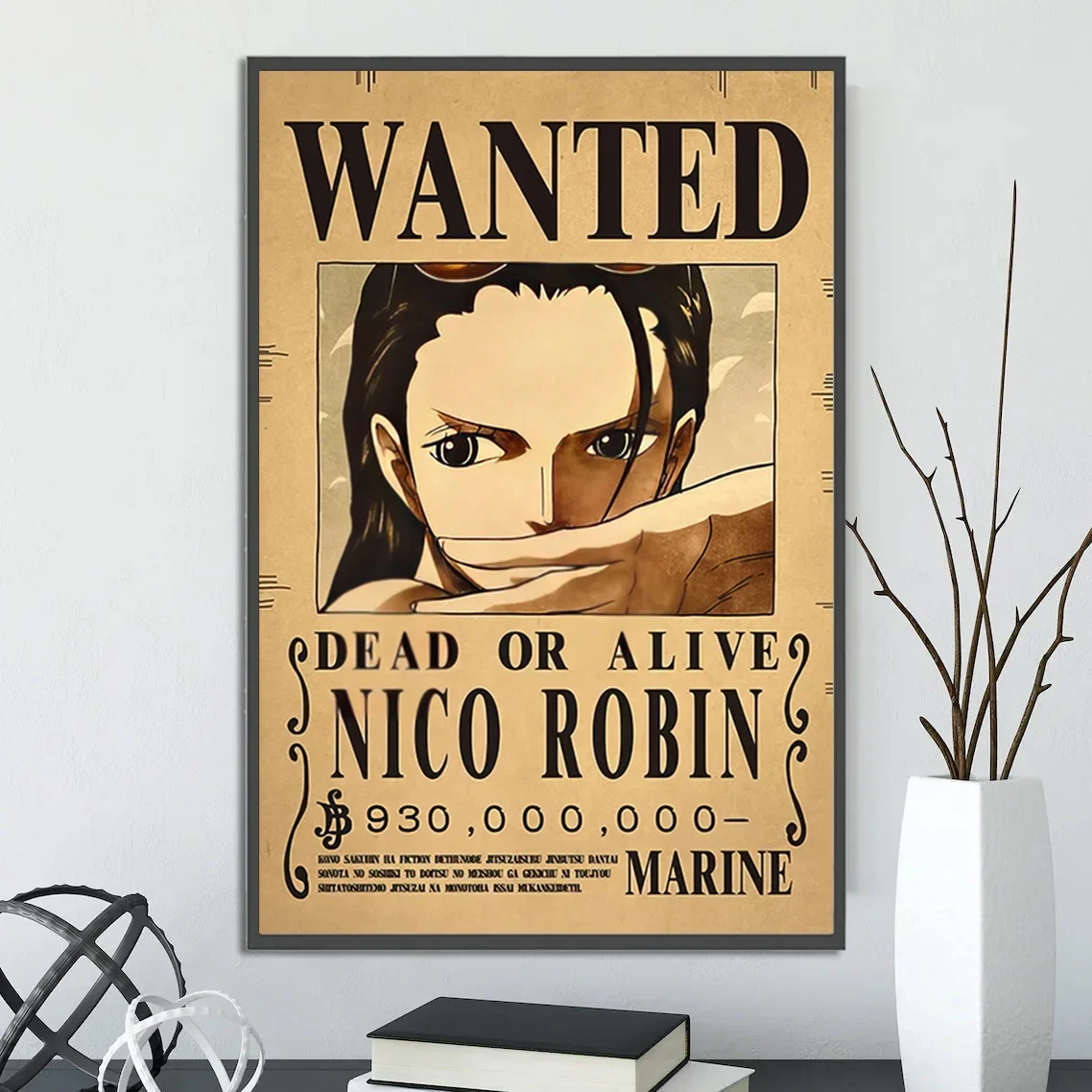 thumbnail image 1 of Póster autoadhesivo de One Piece, Orden de recompensa, Luffy, papel tapiz, figuras de Ace, Nami, decoración del hogar, pintura, Anime Zoro, arte de pared, Sanji, 1 of 5