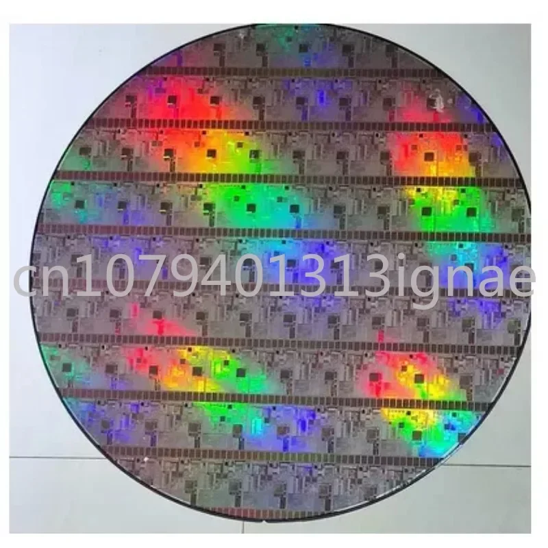 12 Inch CPU Wafer Silicon Science Technology Pendulum Piece Birthday Gift Photoetching Circuit Chip Semiconductor Silicon Wafer