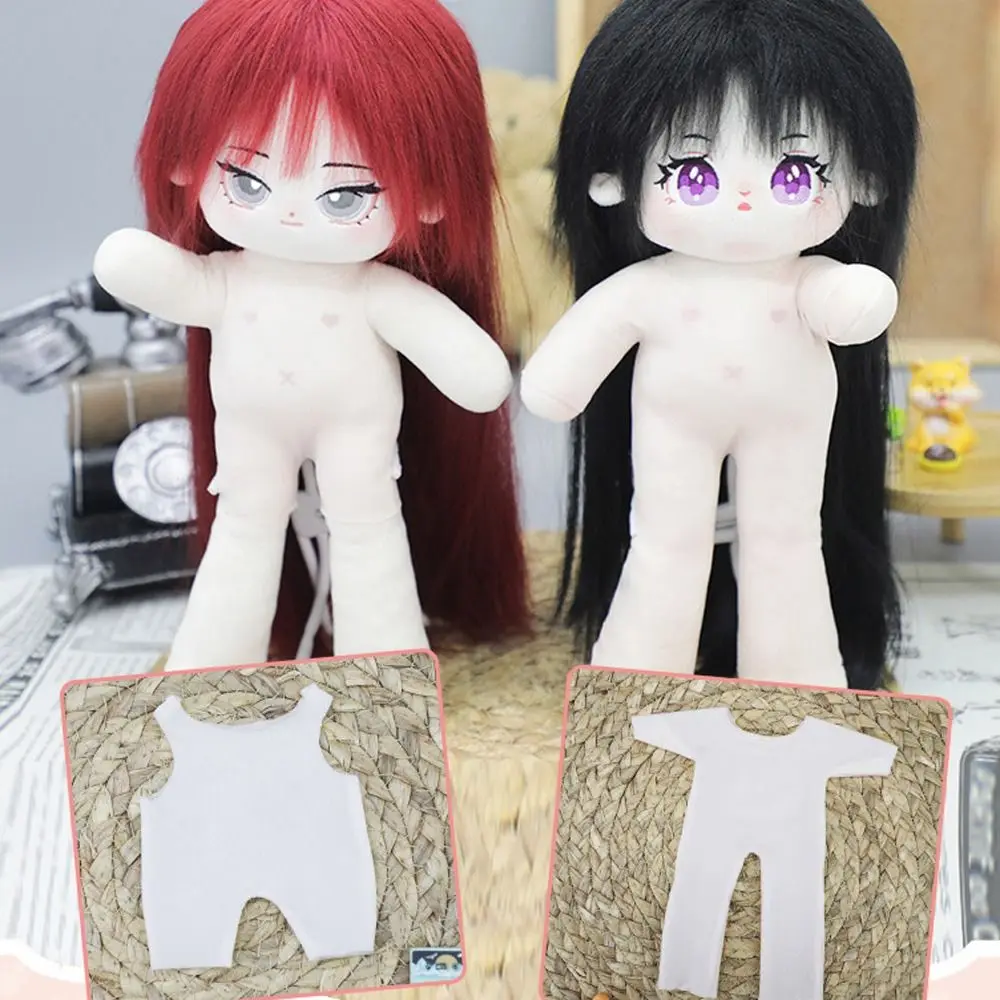 Cotton Doll Clothes Beige Color Casual Wear