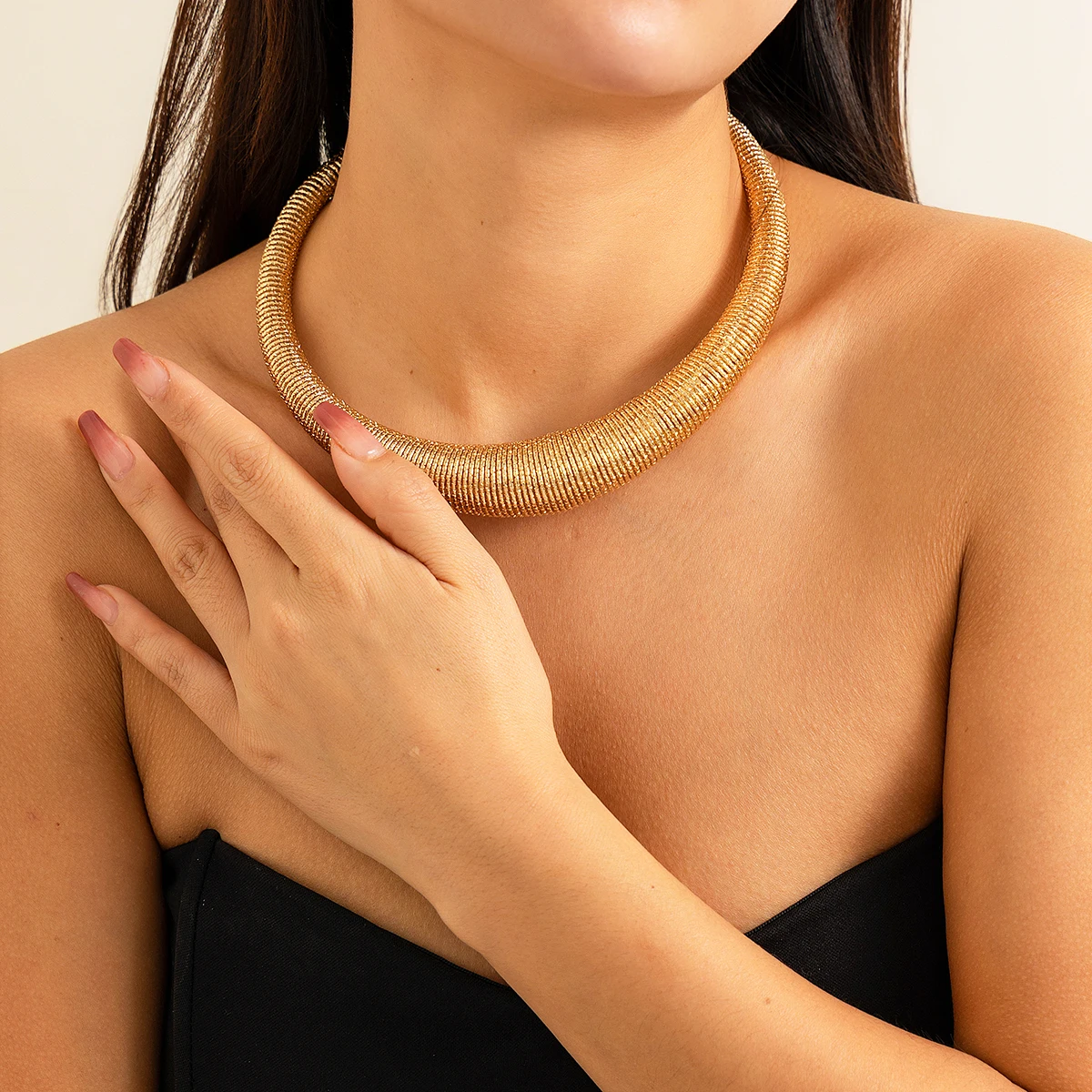 Metal Choker Necklace For Women