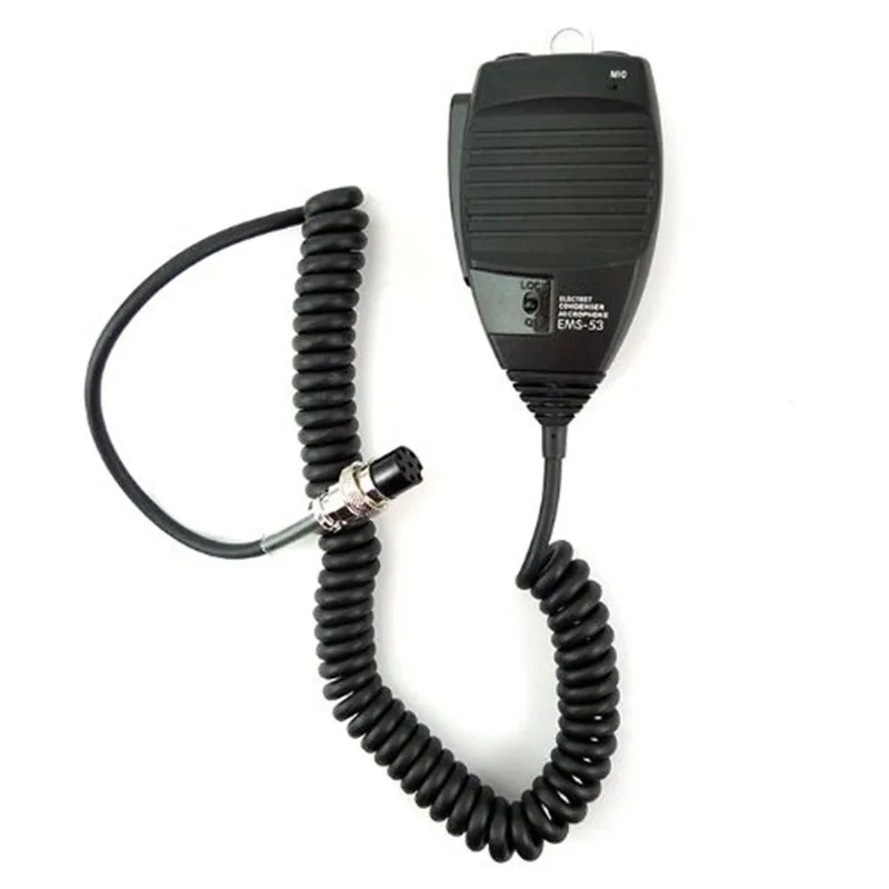 

Walkie Talkie EMS-53 Microphone 8pin DTMF Handheld PTT Mic Speaker for Alinco DR-03 DR-06 DR-135 DR-145 DR-235 DR-435 635 Radio