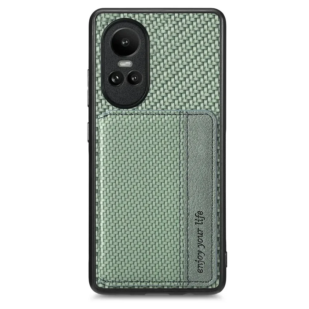 Leather RFID Wallet Card Holder Phone Case with Magnetic Closure