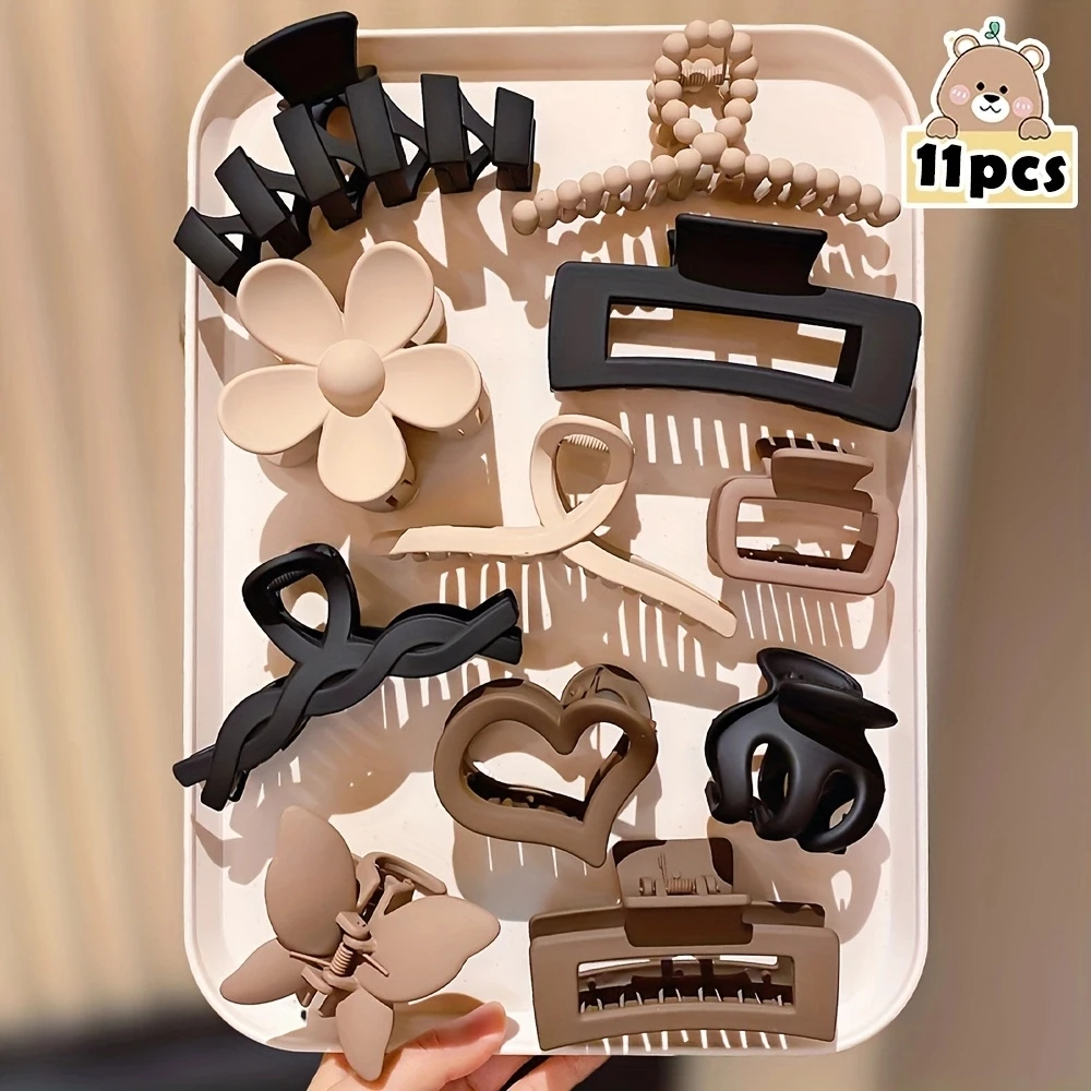 11-teilige modische und hochwertige Haarklammern, geeignet für süße Mädchen, modische Damen-Haar-Accessoires