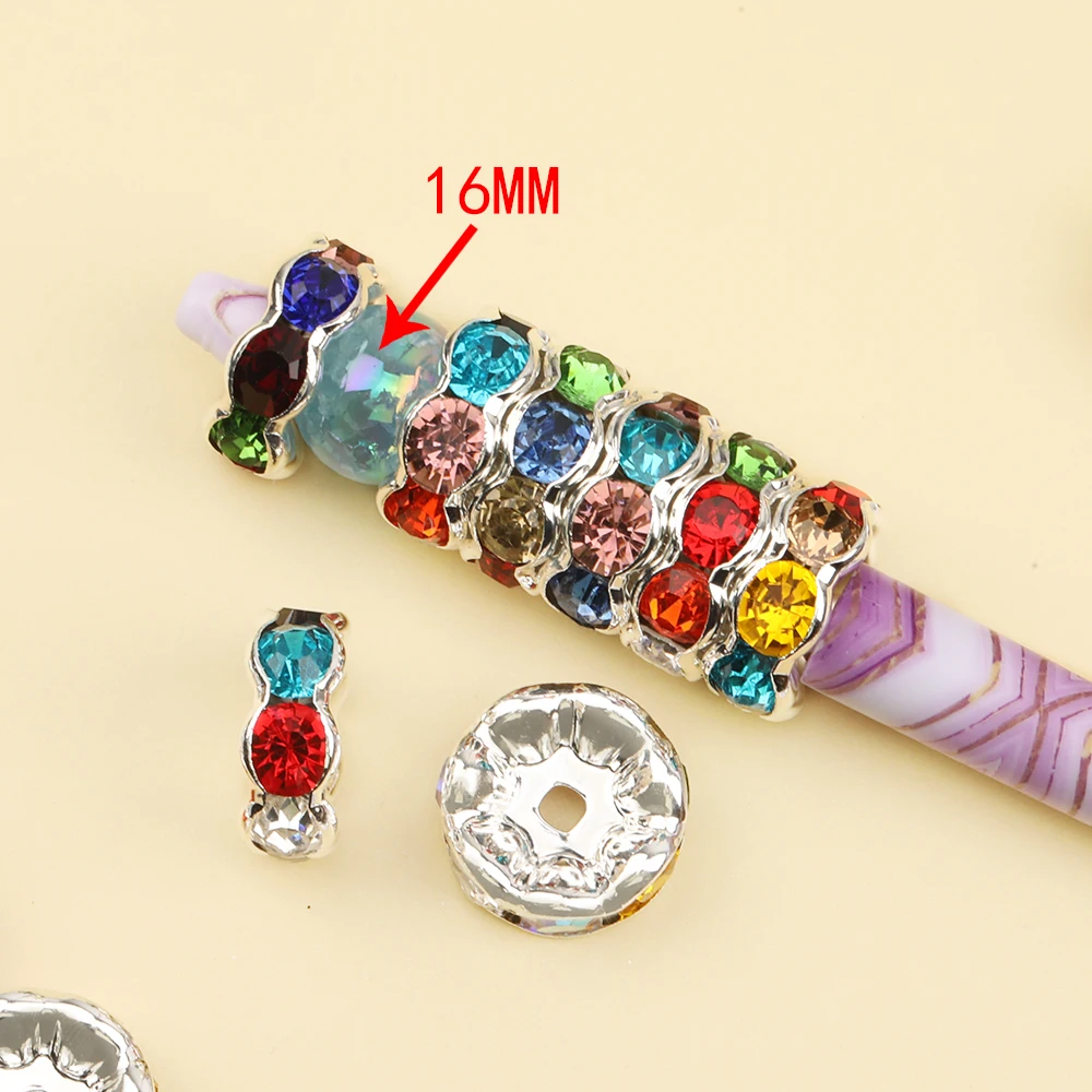 Cordial Design 100Pcs 21*21MM Copper Spacers/Hand Made/Jewelry Findings & Components/Rhinestone Effect/Wheel Shape/DIY Making - cordial