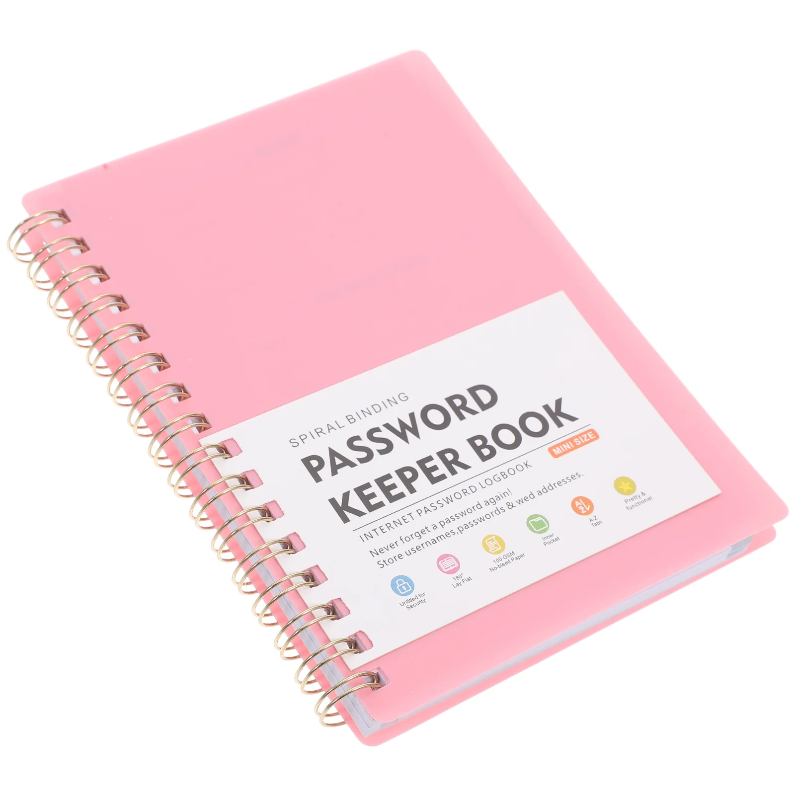 Portable Password Book Small Internet Address Notebook Websites Binder Colorful Alphabetical Tabs Management Practical Notepad
