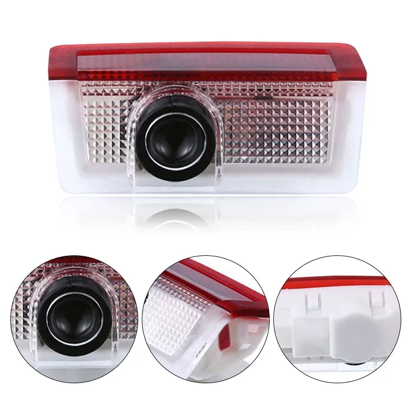 2pcs HD Led Car Door Projector Lamps Car Accessories For Mercedes Benz GLK X204 2008-2015 Amg A W168 W169 B Class