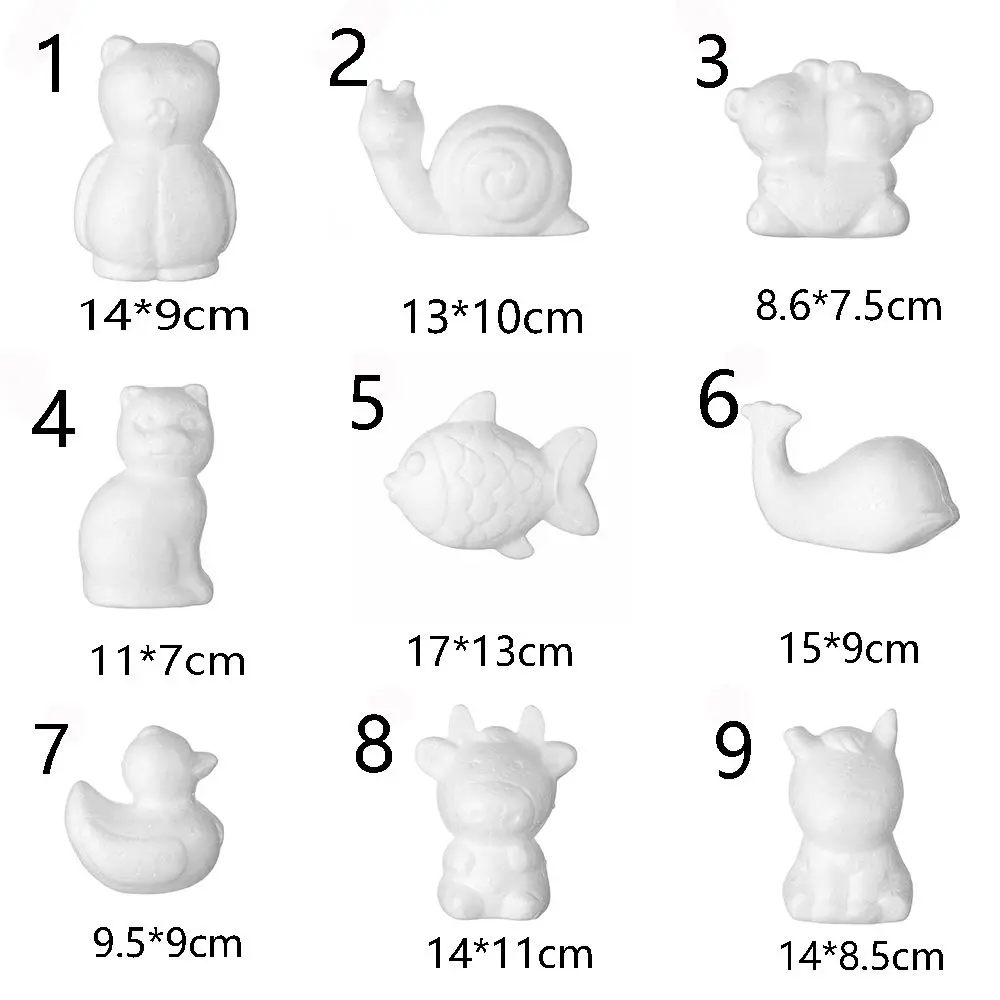 10 Palline Di Polistirolo A Forma Di Uccello | Bianco 10,5 Cm | Schiuma Modellabile Per Lavoretti Creativi E Decorazioni Fai Da Te | Base Per Dipingere, Incollare E Decorare Per Pasqua E Natale