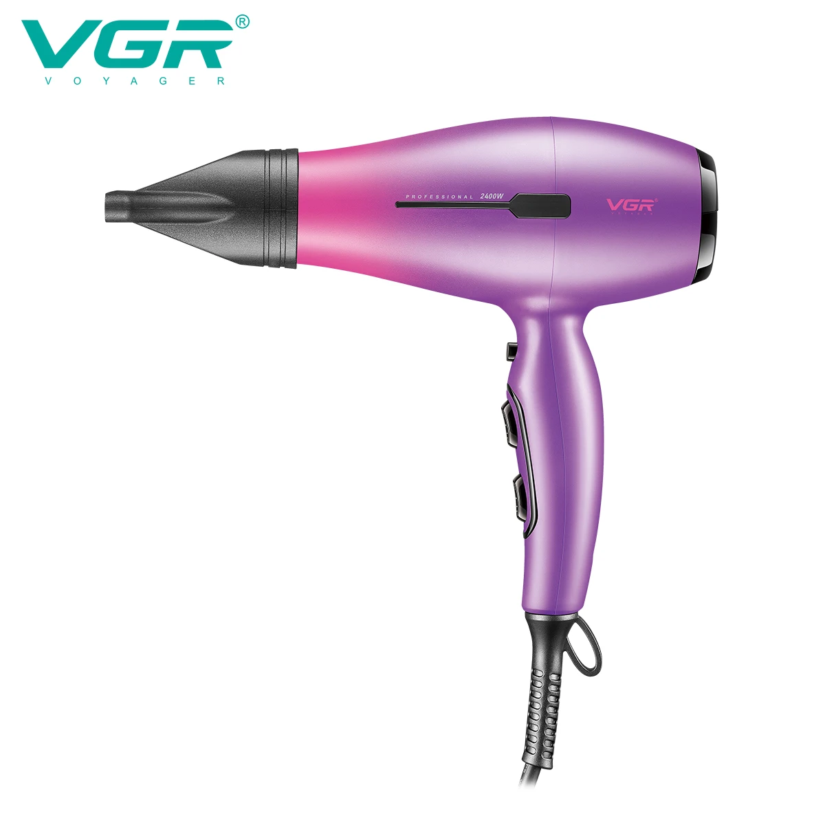 VGR2000-2400W ultra large wind power hair dryer, quick drying hair styling hair dryer, dormitory home gradient hair dryer V-461 - Image 5