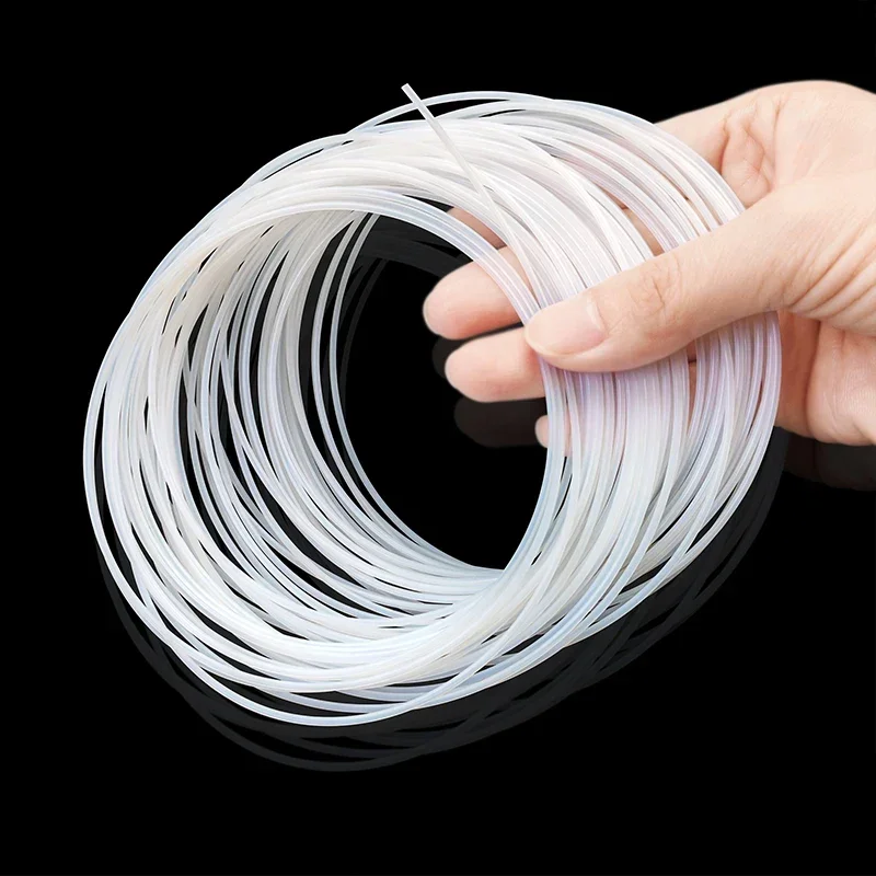 High-Temp Anti-Aging Corrosion-Resistant PTFE Teflon Capillary Tube - Insulated 1/3/5M 0.3-4mm