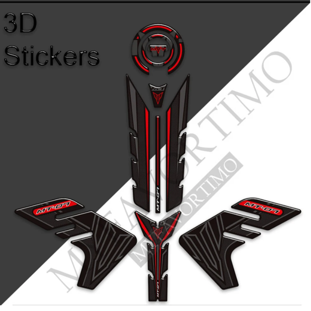 

2018 2019 2020 Motorcycle Tank Pad Grips Stickers Decals Protector Gas Fuel Oil Kit Knee For Yamaha MT07 MT 07 SP MT-07