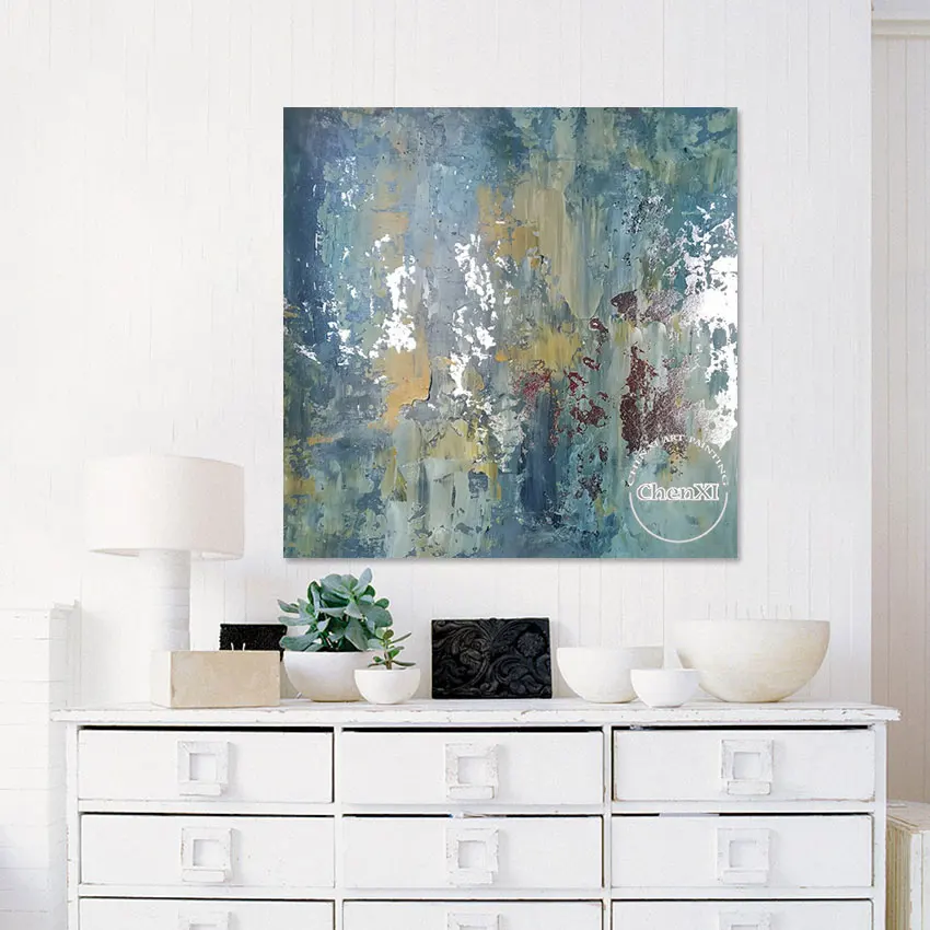 

Офисное настенное украшение, настенные подвески, Золотая абстрактная картина маслом, большое художественное полотно, выставочные картины для отелей, современное художественное оформление