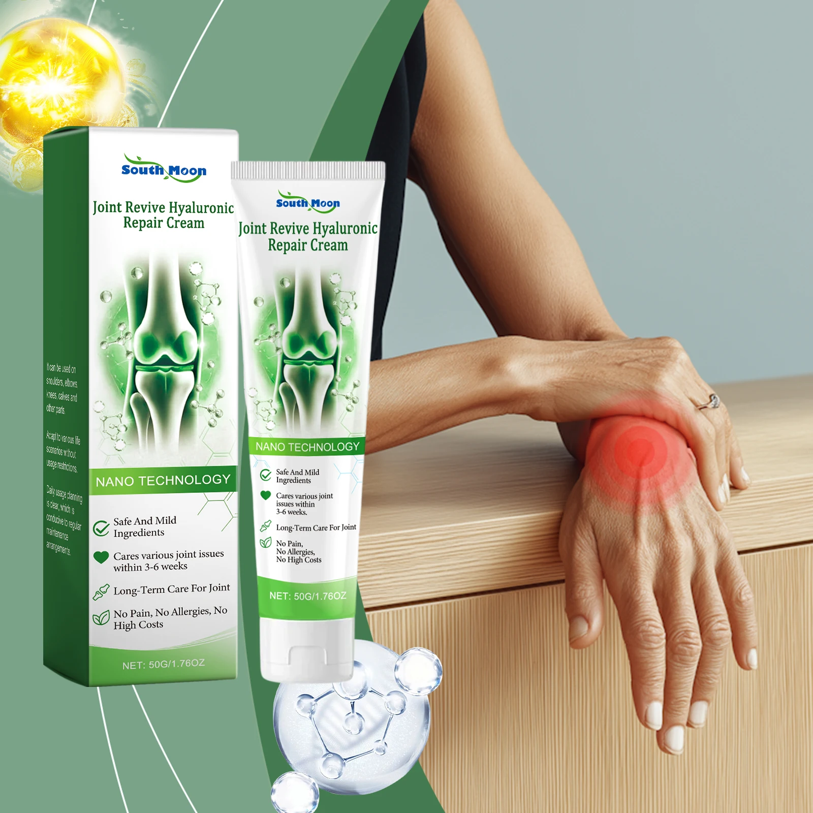 Meniscus Repair Cream Cure Knee Arthritis Back Shoulder Lumbar Analgesic Relieve Muscle Strain Joint Swelling Pain Relief Cream