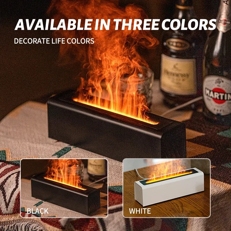 سطح المكتب الجديد سبعة ألوان محاكاة لهب الناشر مكت...