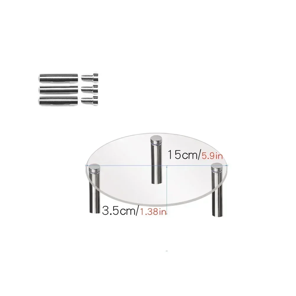 Acrylic Cake Stand Cake Holder Plate Cupcake Stand Dessert Table Display Set Cupcake Holder Plate Birthday Party Decoration