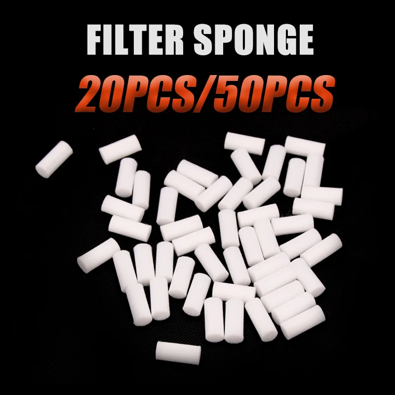 Hand Pump Filter Elements 50pcs/Lot High Pressure Filtering Air Refilling Filter Cottons Dry Water Air Purify Replacement Kit