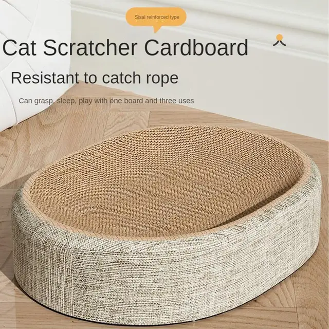 Sisal Cat Scratching Board Wear-resistant and Scratch-resistant Cat Bed Scratcher Sofa Protector Cats Furniture 3