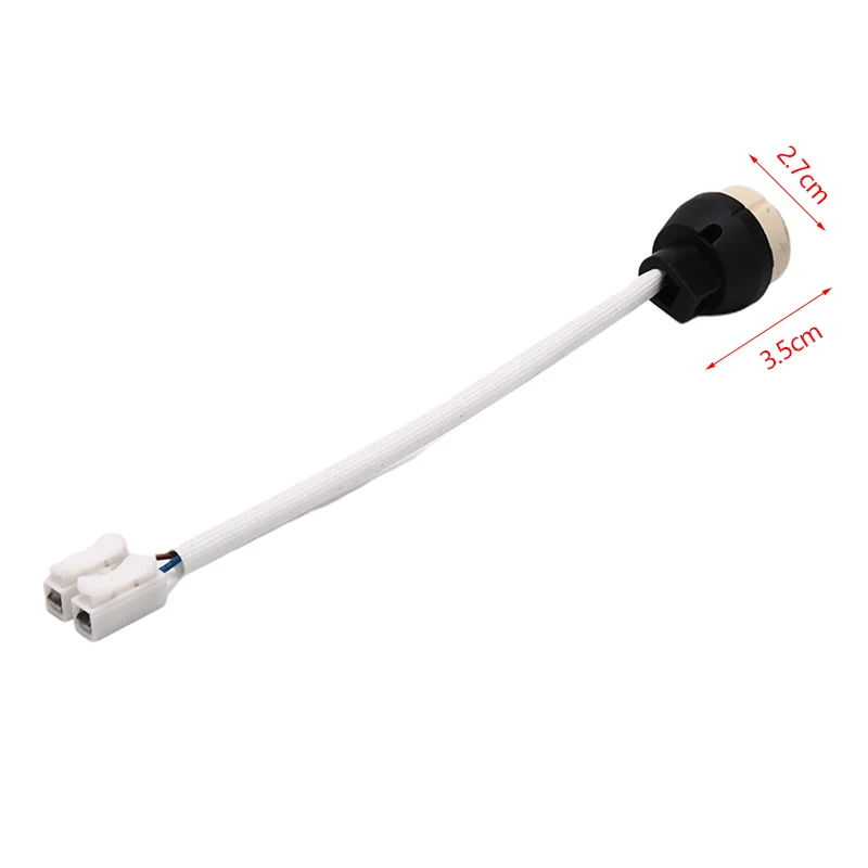 Description Picture 5 of item1Pcs Socket Lamp Base Holder GU10 Bulb Light Adapter Connector Converter Ceramic Wire For LED Halogen