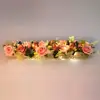 Rectangular  Attractive Wedding Dining Table Flower Vase Acrylic Floral Vase Clear   Festival Decoration 4