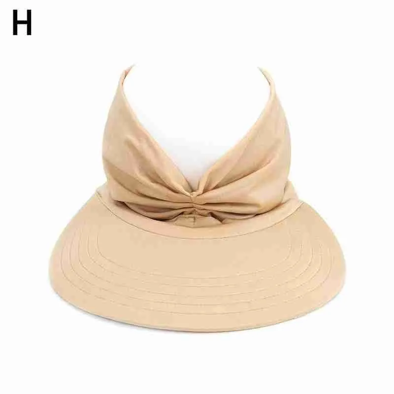 Frühling/Sommer Sonnenschutz-Visor-Hut Outdoor Anti-UV Elastischer Hohlkopf-Hut UPF 50+ UV-Schutz Strand-Sportkappe Breite Krempe Baseballkappe – Detail 7