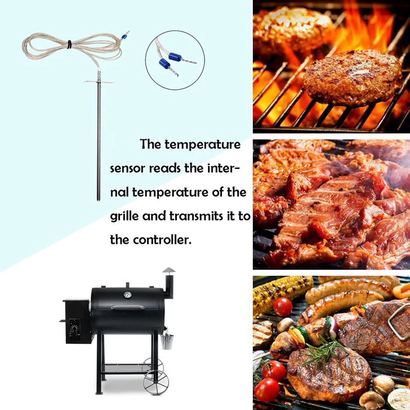 B62B-TR-01 Grill Temperature Probe For Traeger Grills Oven Temperature Probe Series Oven Grill Replacement Parts