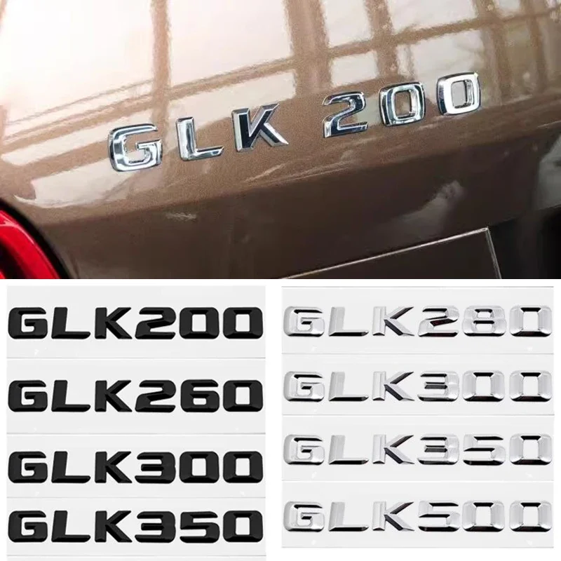 

3D Автомобильная наклейка-эмблема для багажника Mercedes Benz GLK200 GLK260 GLK280 GLK300 GLK350 GLK500