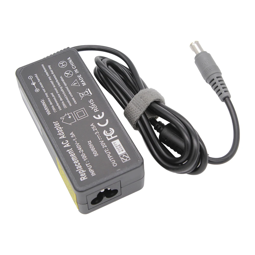 Adaptador ac Laptop para Lenovo Carregador Pin 20v 3.25a 65w 7.9x5.5 mm Lenovo C100 C200 N200 X200 X300 R400 R500 T410 T510 V100 V200 - Imagem 3